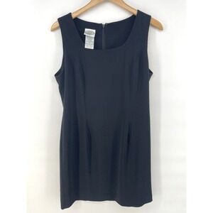 Vtg Laura Ashley Dress Sz 12 Sleeveless Corporate Career Lined Old Money 90s